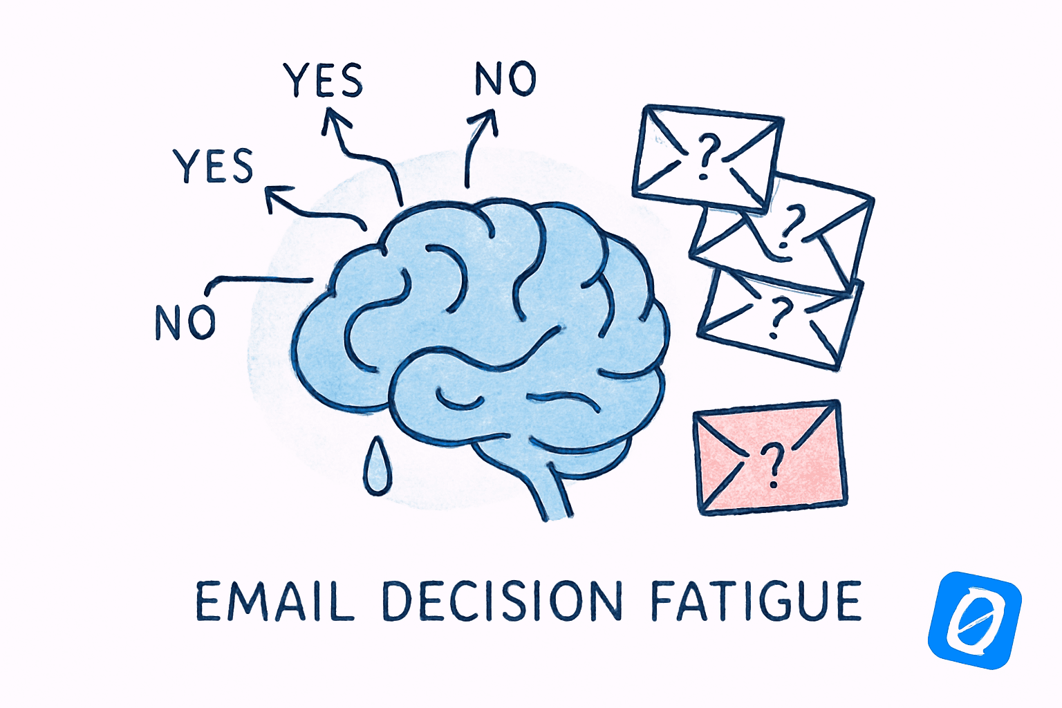 Email Decision Fatigue: 600 Choices Before Lunch (Study Data)